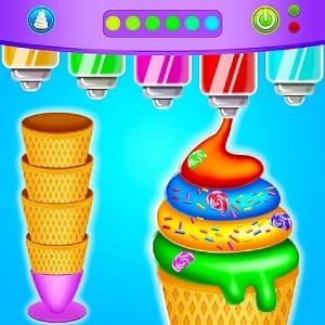 Ice Cream Cone Cooking