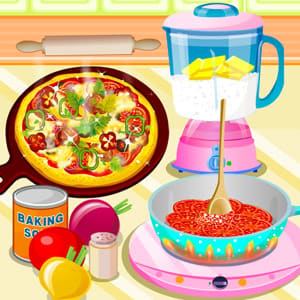 Pizza Kids Cooking