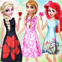 Disney Princesses Flower Fashion
