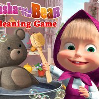 Masha And The Bear Cleaning Game