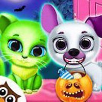 Scary Makeover Halloween Pet Salon